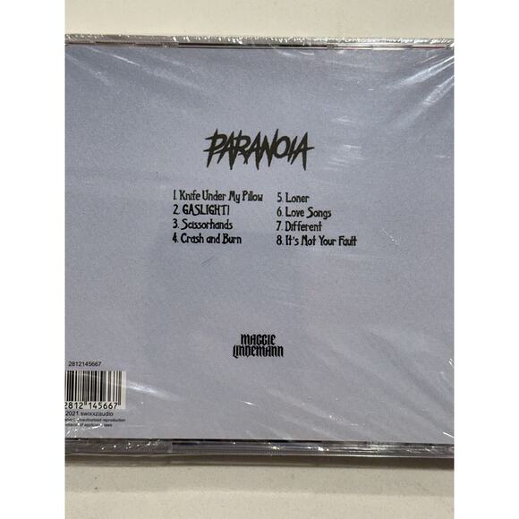 MAGGIE LINDEMANN - Paranoia Cd with Signed / Autographed COA Booklet - ACOA #4 - Picture 11 of 11